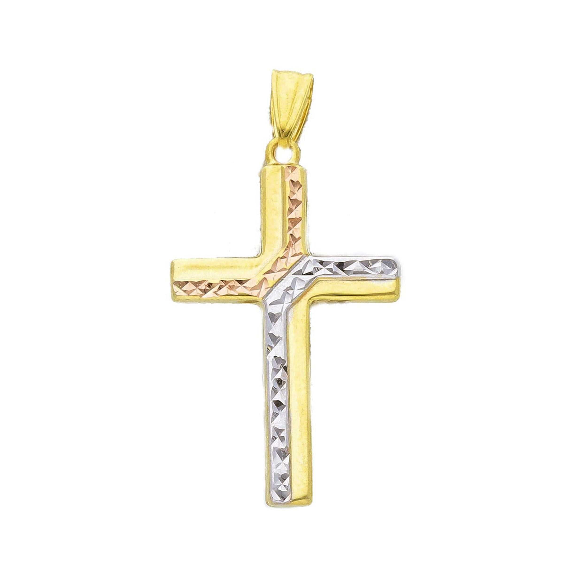 Yellow and white gold Cross 133154