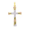 Three colours gold cross