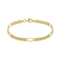 Elegant 14kt Yellow Gold Link Bracelet