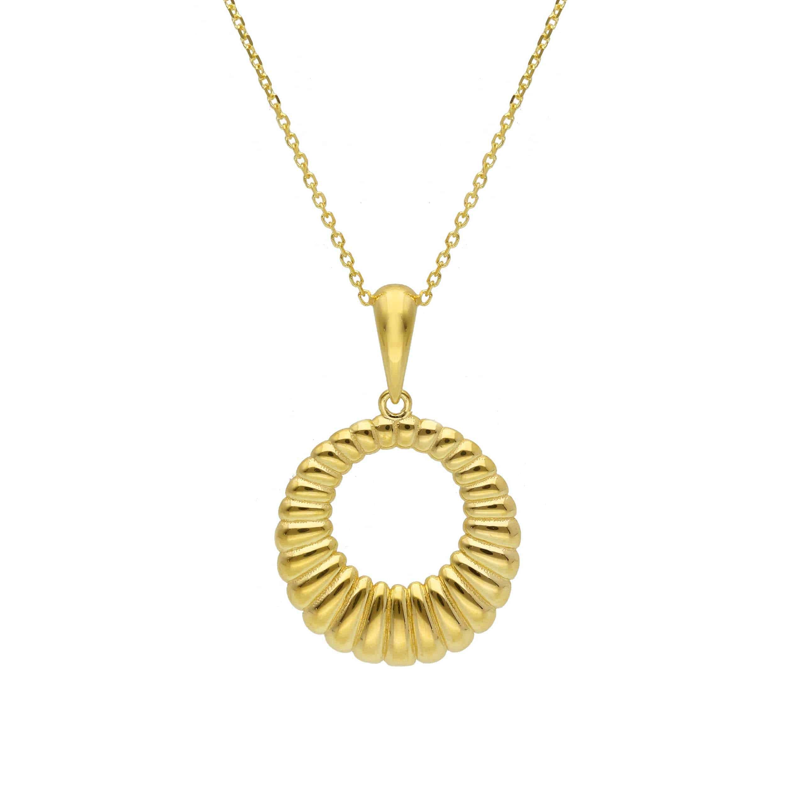 Classic 14kt Yellow Gold Pendant Necklace